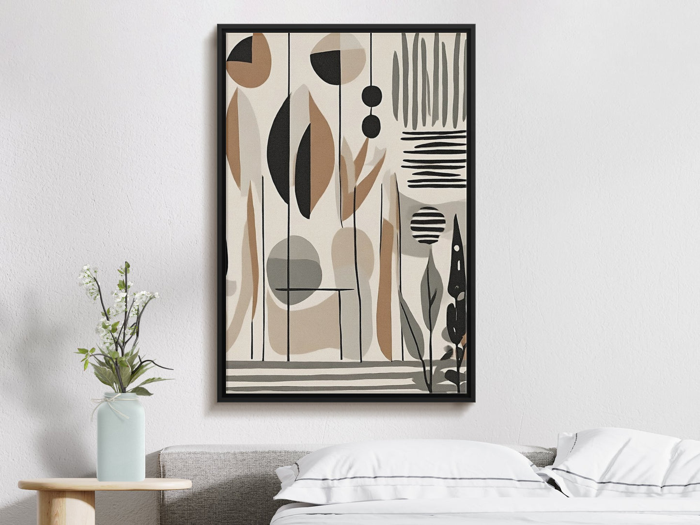 Boho Wall Art, Mid Century Modern Print, DIGITAL